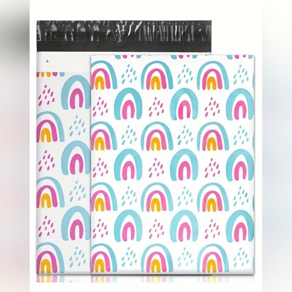 Other - 15pcs Rainbow poly mailer. New